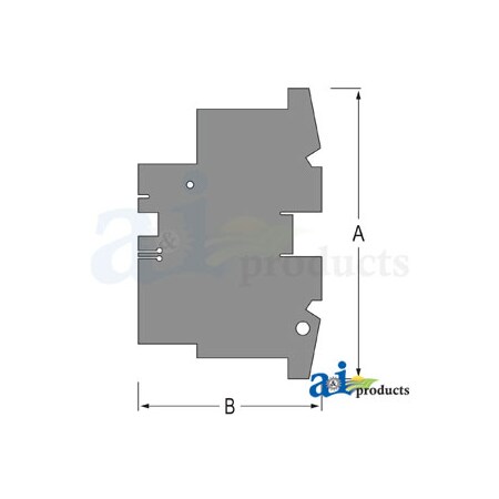 A & I Products Floor Mat 29" x6" x6" A-CFM340